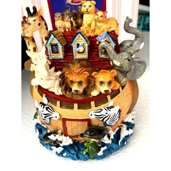 Music box San Francisco Music Box Noah's Ark Hinged Lid NIB - Picture 2 of 10